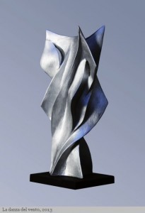 La danza del vento, 2013 terracotta, cm 39,5